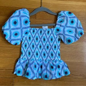 NWT Janie and Jack Puffy Sleeved Top